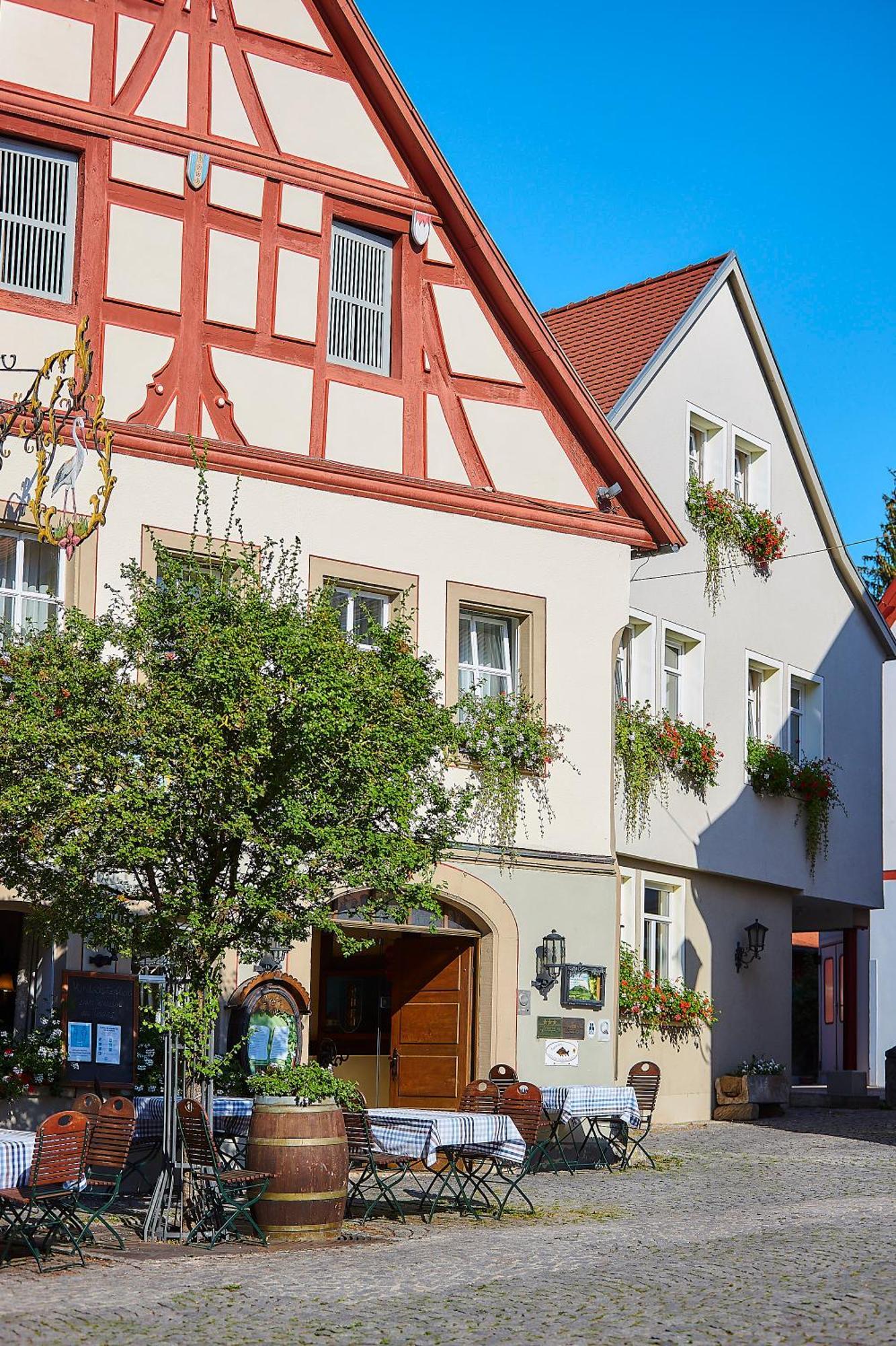 Flair Hotel Zum Storchen Bad Windsheim Exterior foto