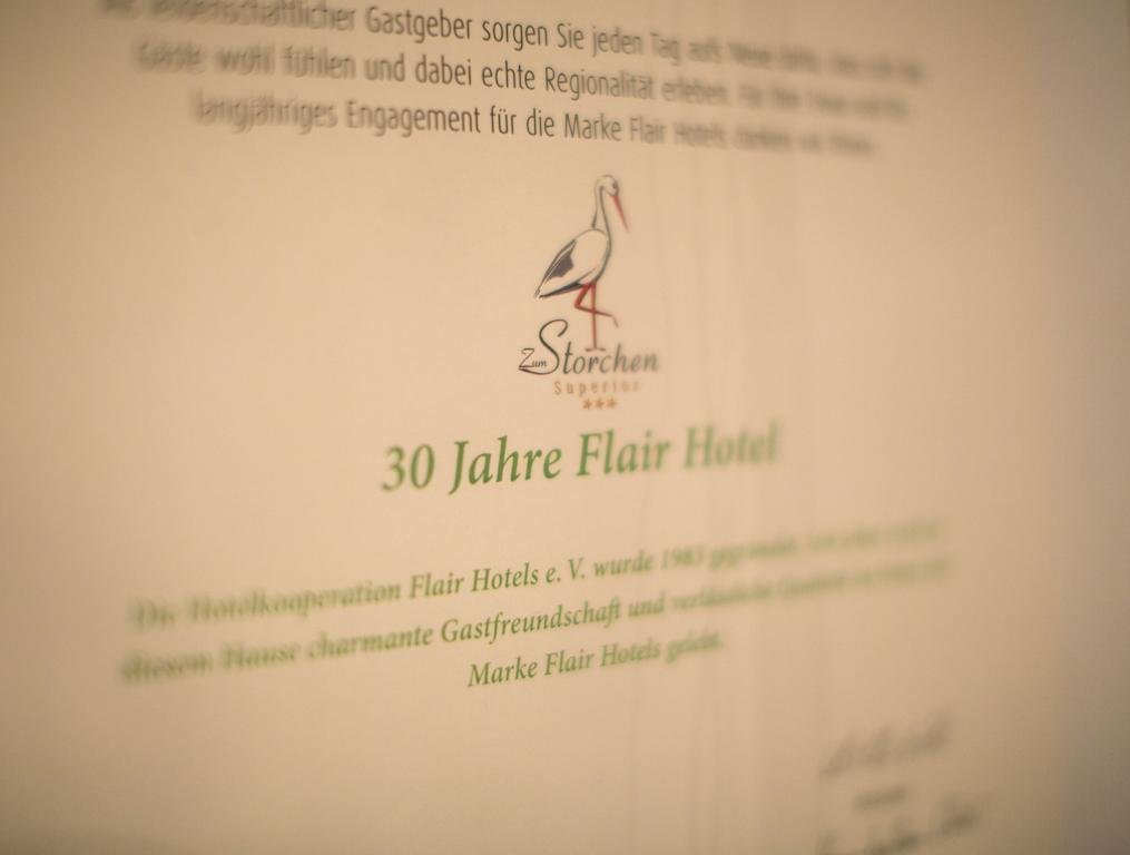 Flair Hotel Zum Storchen Bad Windsheim Exterior foto